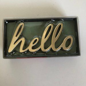 "Hello" Sign